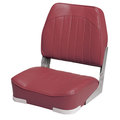 Wise Wise 8WD734PLS-712 Low Back Economy Seat - Red 8WD734PLS-712